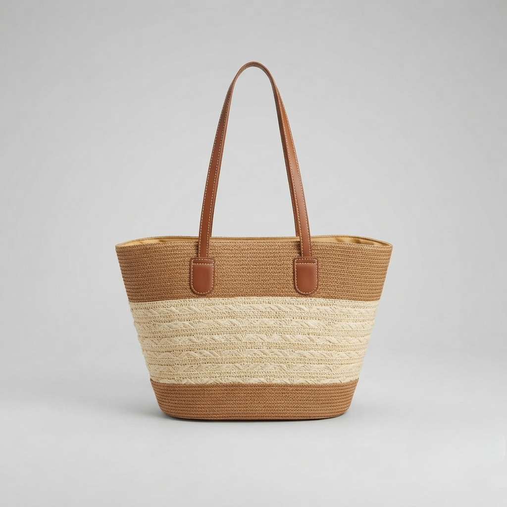 Bolso de Playa Capazo de Paja Grande
