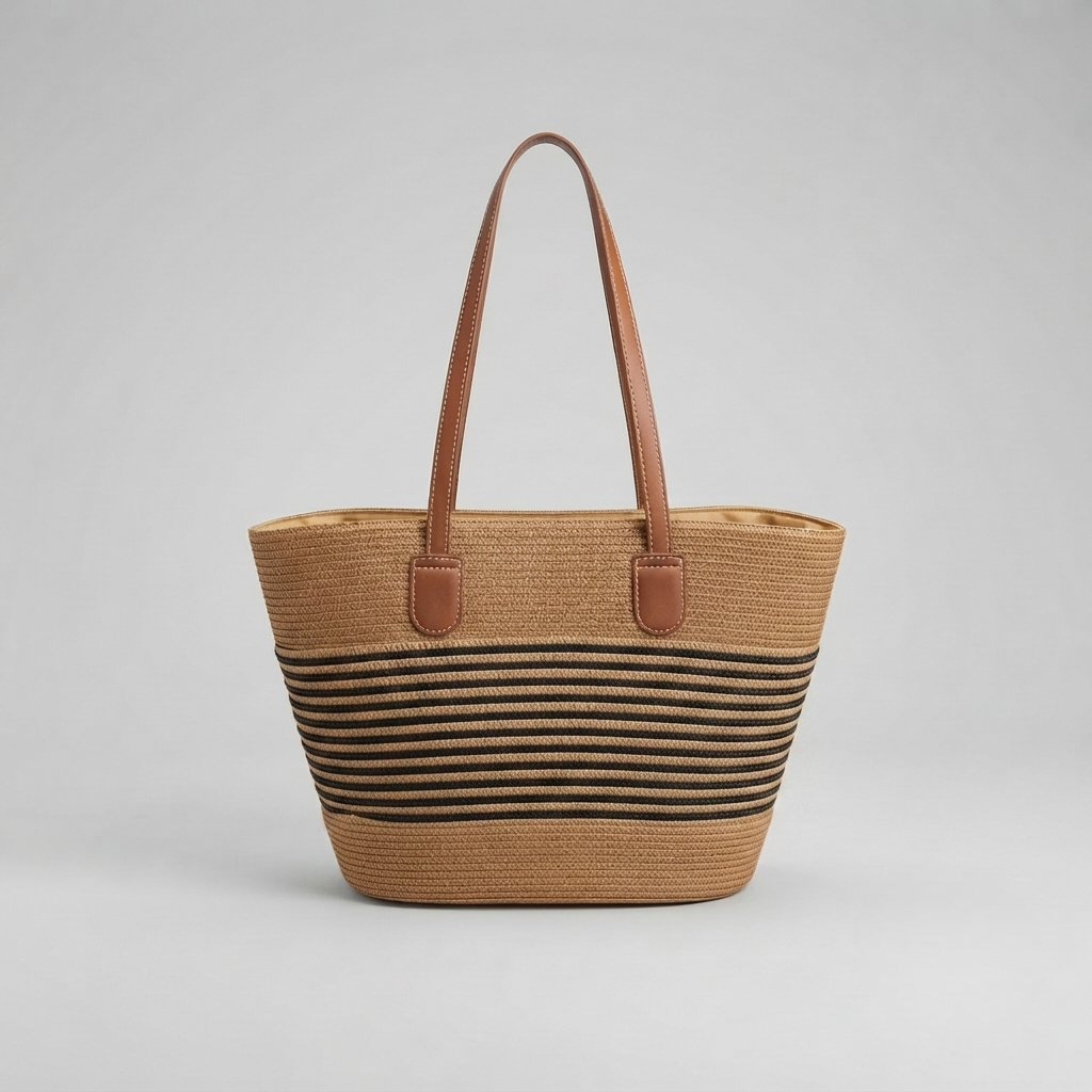Bolso de Playa Capazo de Paja Grande