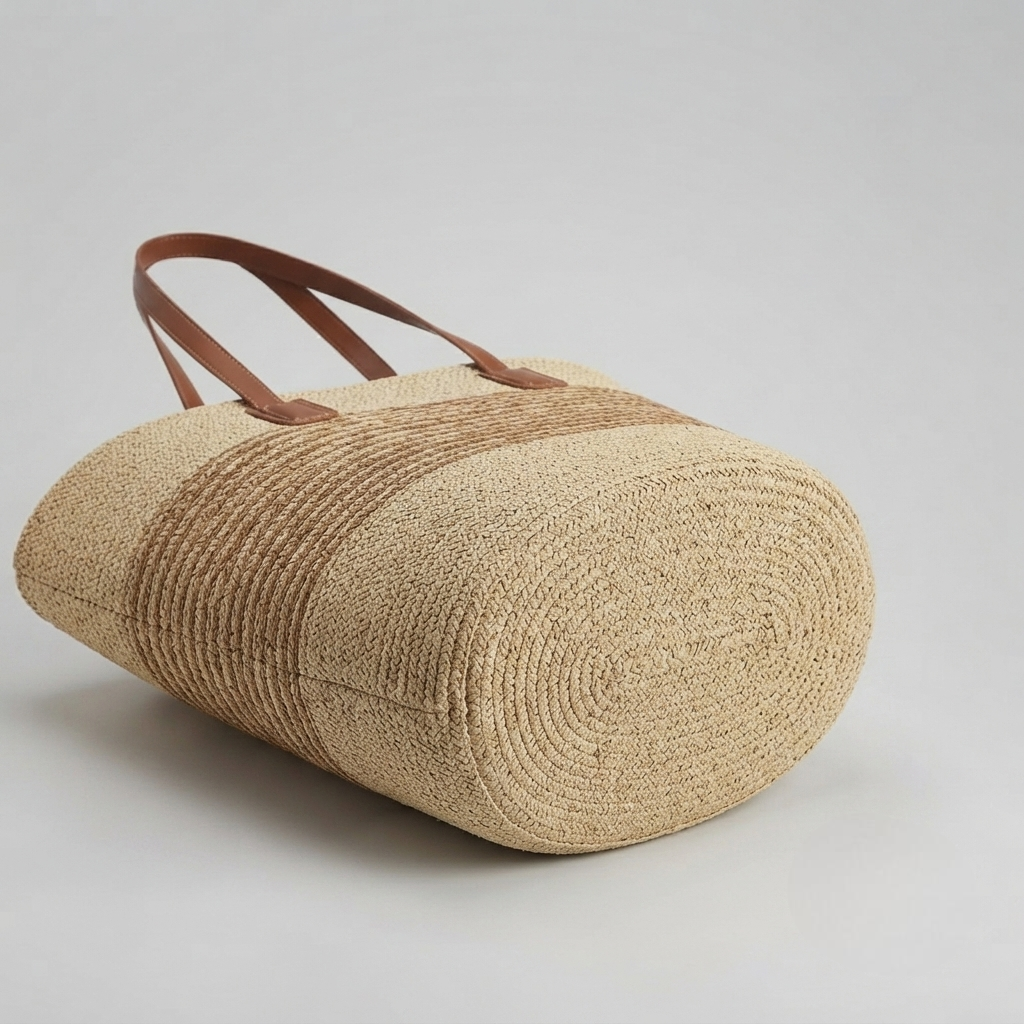 Bolso de Playa Capazo de Paja Grande
