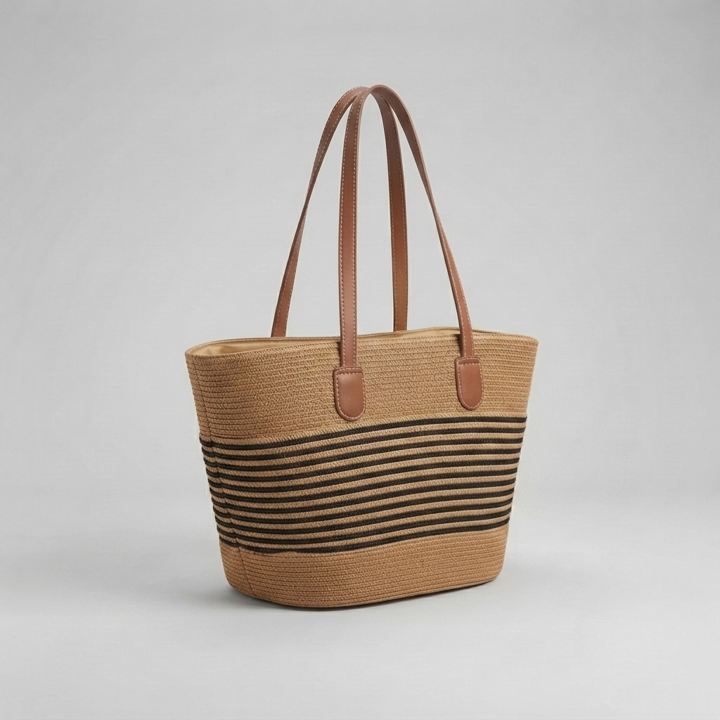Bolso de Playa Capazo de Paja Grande
