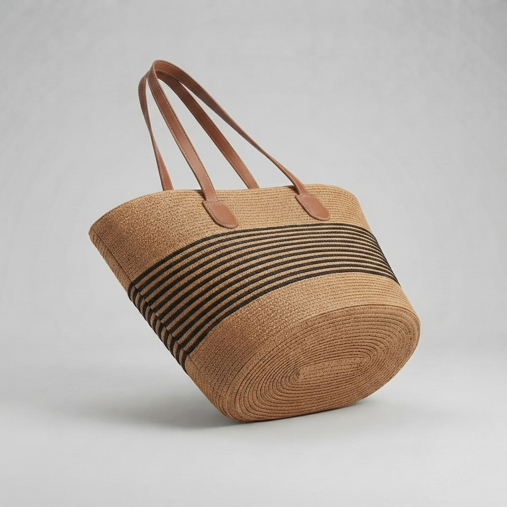 Bolso de Playa Capazo de Paja Grande