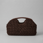 Bolso de Playa de Mano Tipo Clutch de Rafia para Verano