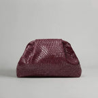 Bolso de Mano Clutch de Fiesta con Textura Tejida