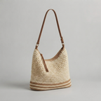 Bolso de Playa Tejido Calado de Hombro