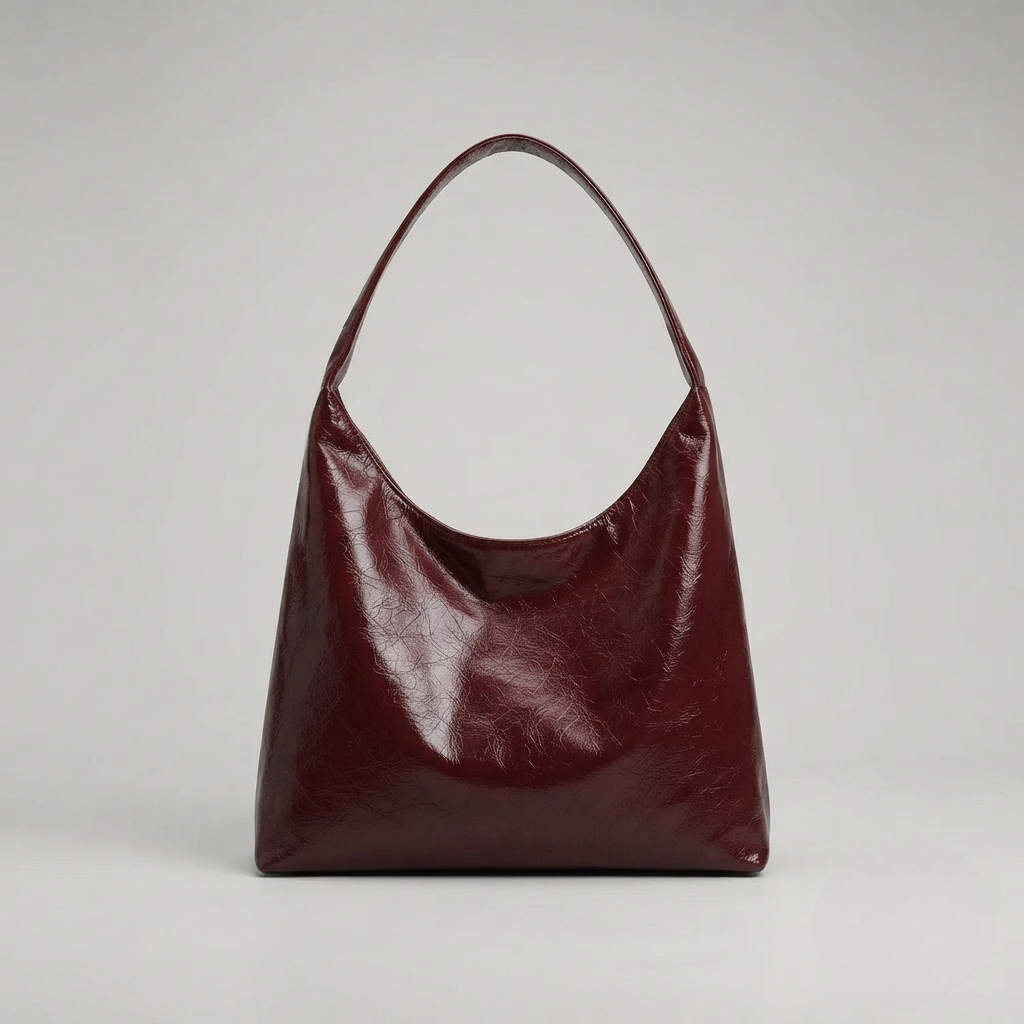 Bolso Tote de Hombro Mediano de Mujer Encerado