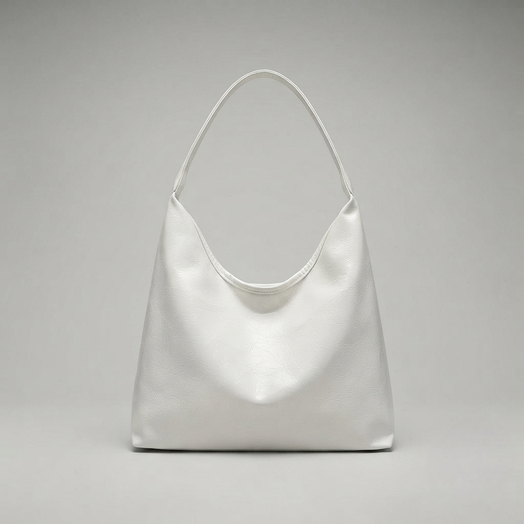 Bolso Tote de Hombro Mediano de Mujer Encerado