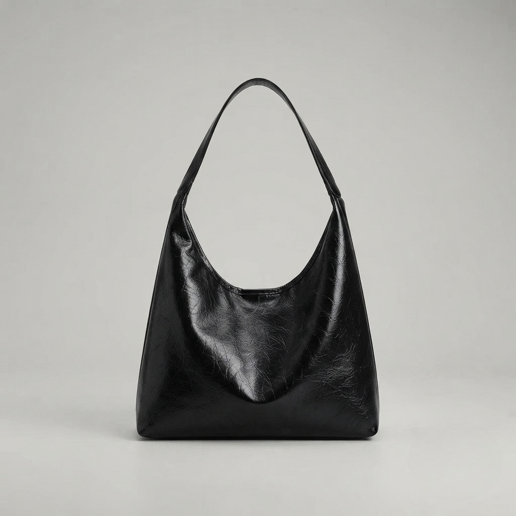 Bolso Tote de Hombro Mediano de Mujer Encerado
