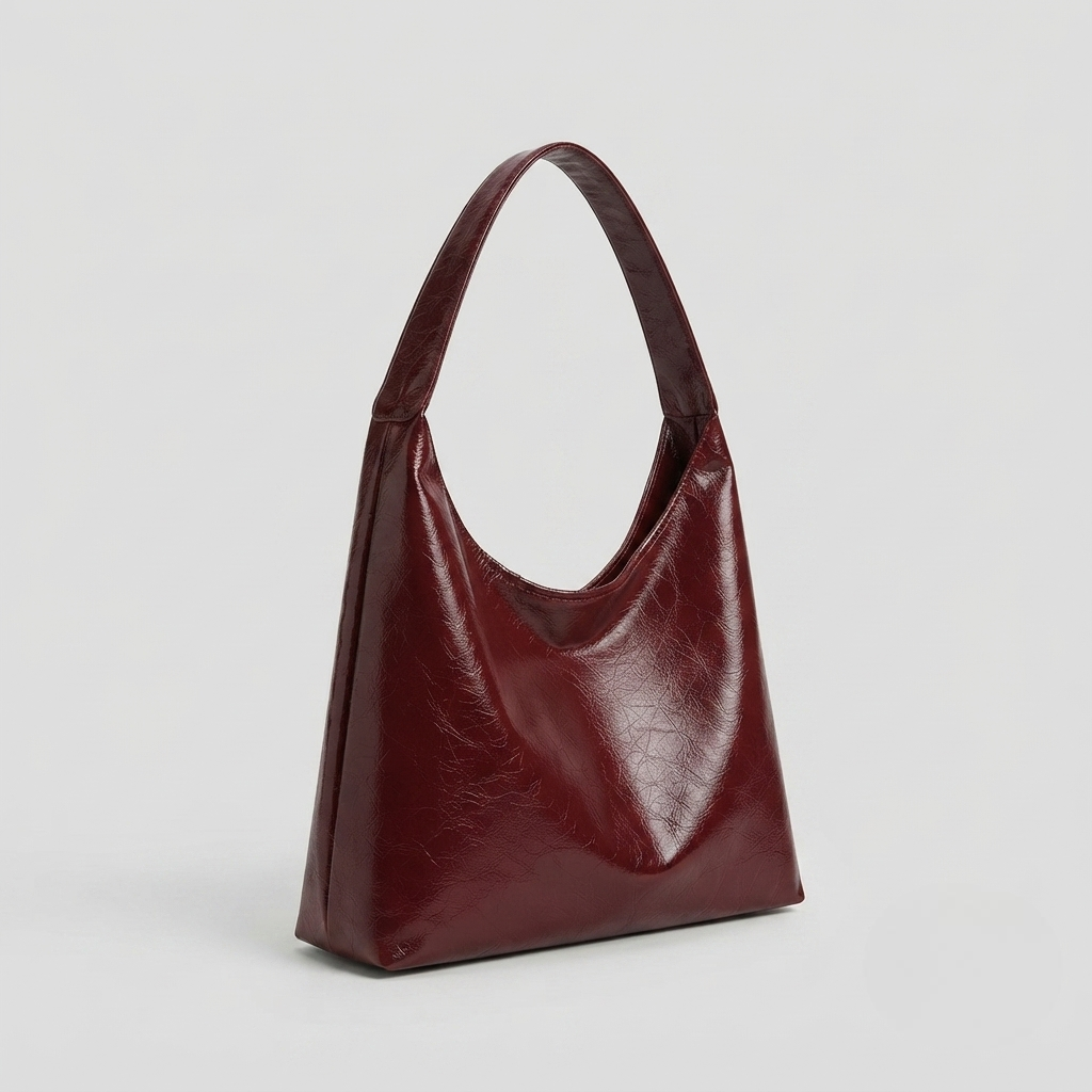 Bolso Tote de Hombro Mediano de Mujer Encerado