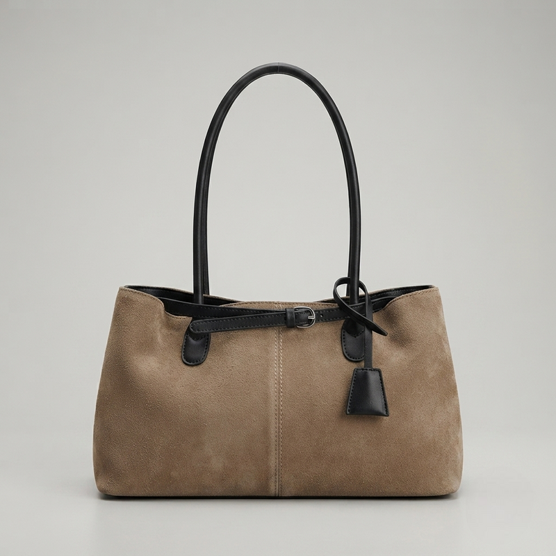 Bolso Bowling de Hombro Mediano de Mujer