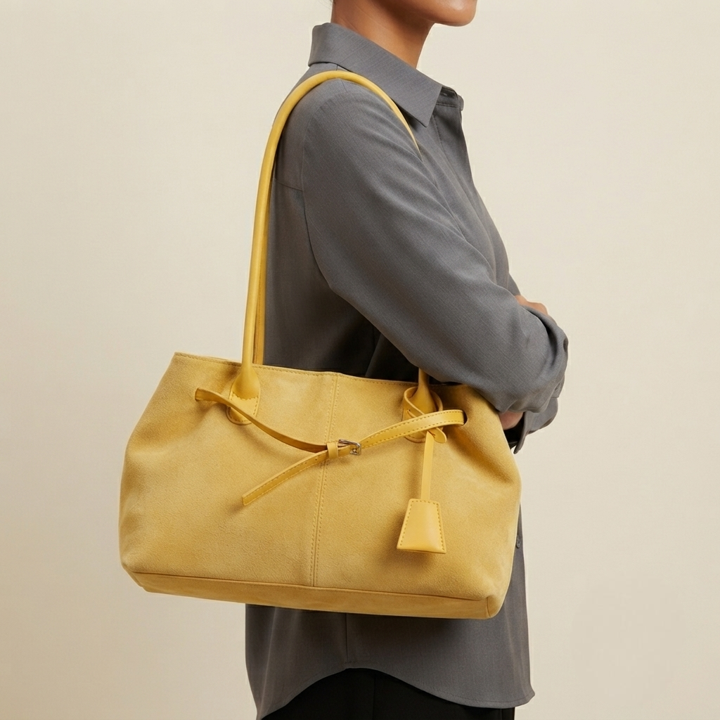 Bolso Bowling de Hombro Mediano de Mujer