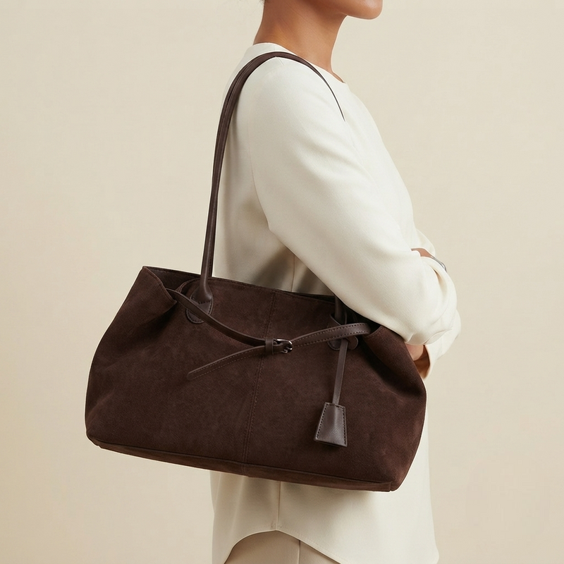 Bolso Bowling de Hombro Mediano de Mujer