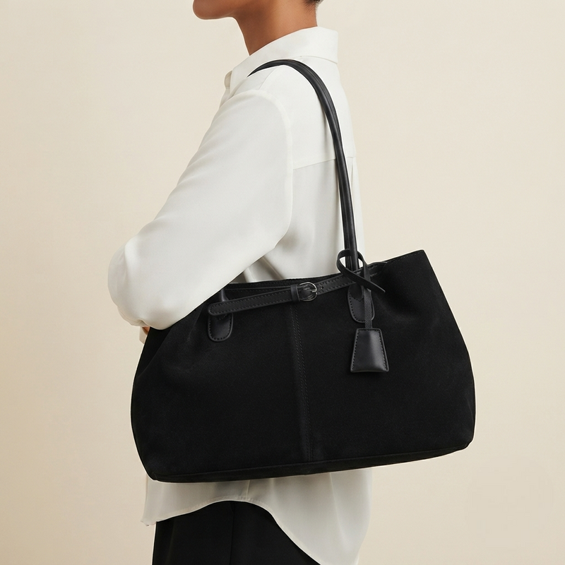 Bolso Bowling de Hombro Mediano de Mujer