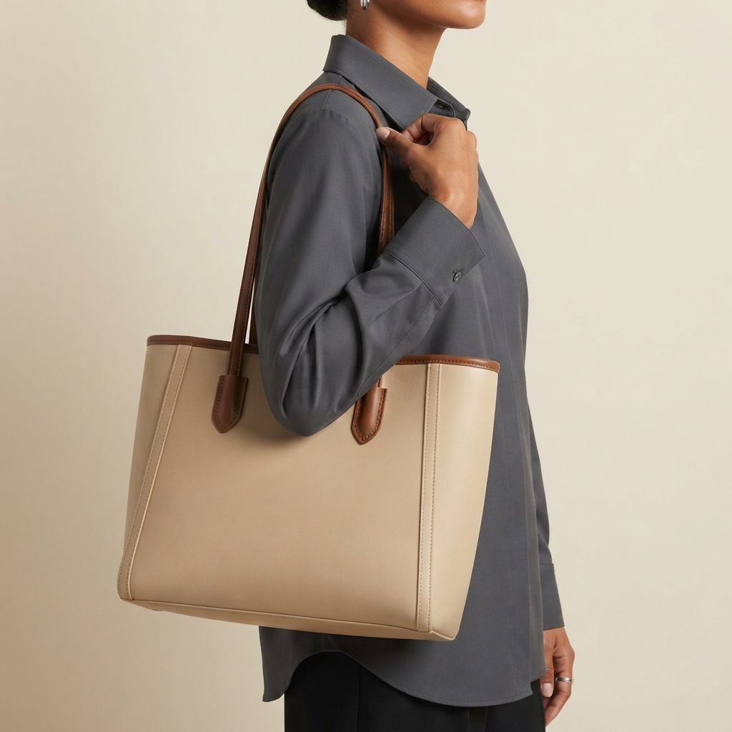 Bolso Tote de Hombro Mediano de Mujer Texturizado