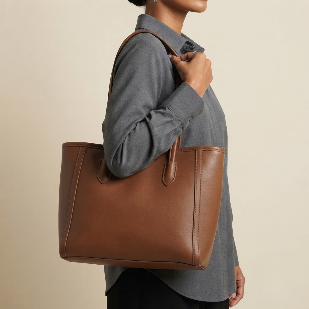 Bolso Tote de Hombro Mediano de Mujer Texturizado