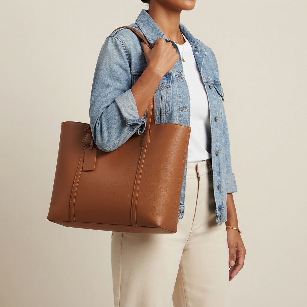 Bolso Tote de Hombro Grande de Mujer