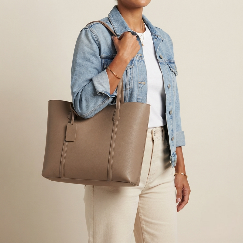 Bolso Tote de Hombro Grande de Mujer
