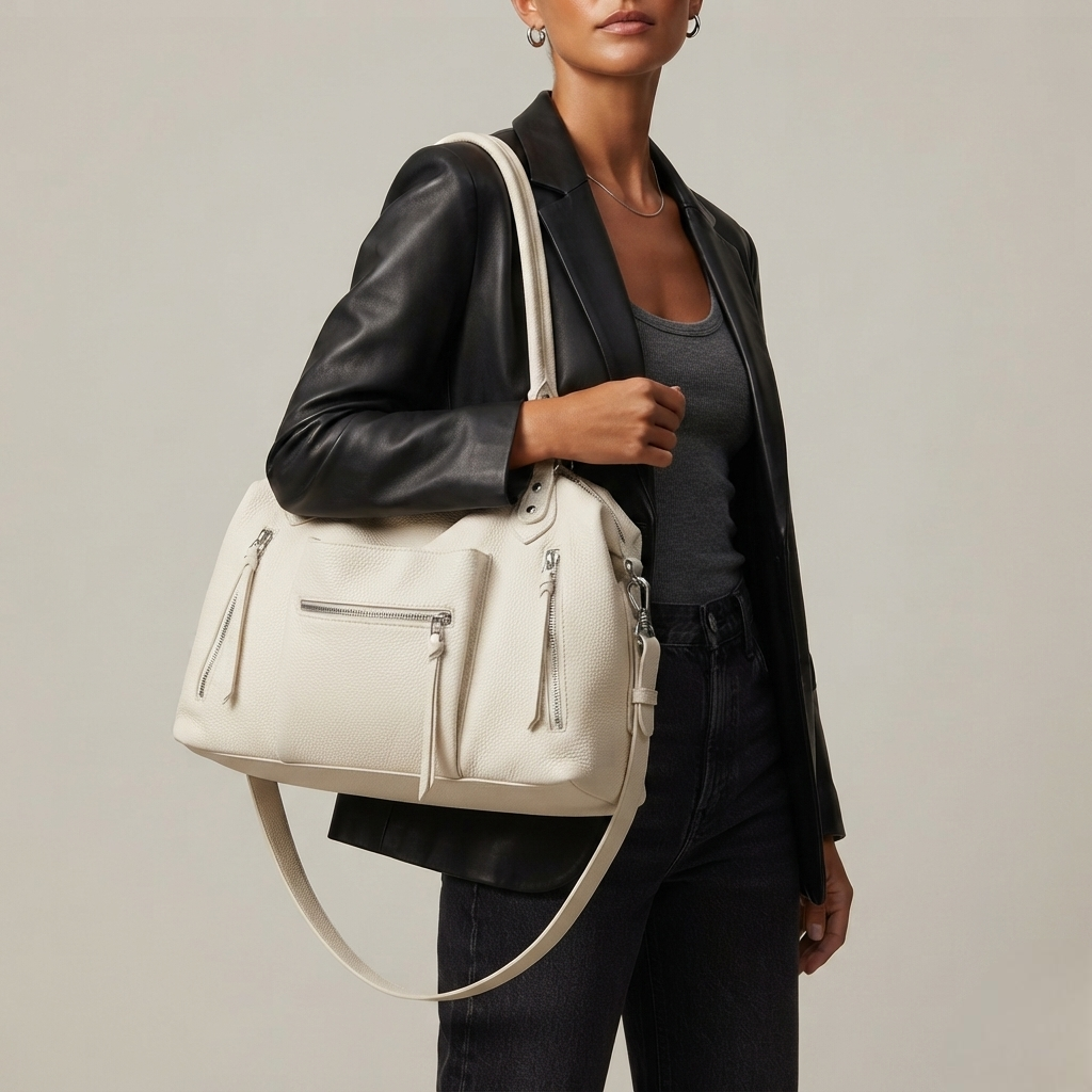 Bolso Tote de Hombro y Bandolera Mediano de Mujer