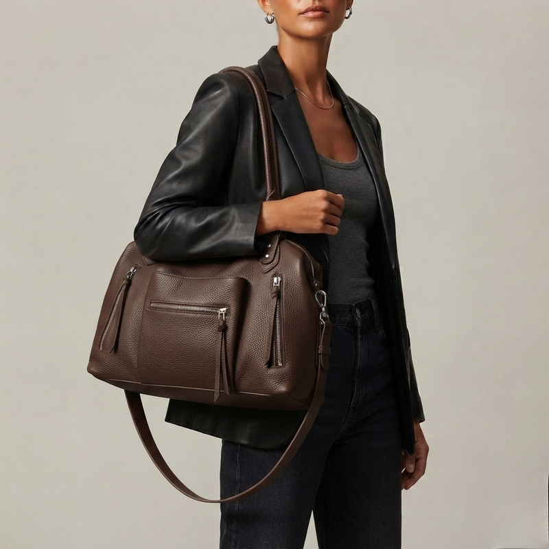 Bolso Tote de Hombro y Bandolera Mediano de Mujer