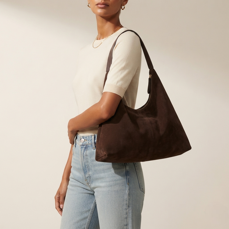 Bolso Tote de Hombro Grande de Mujer Estructurado