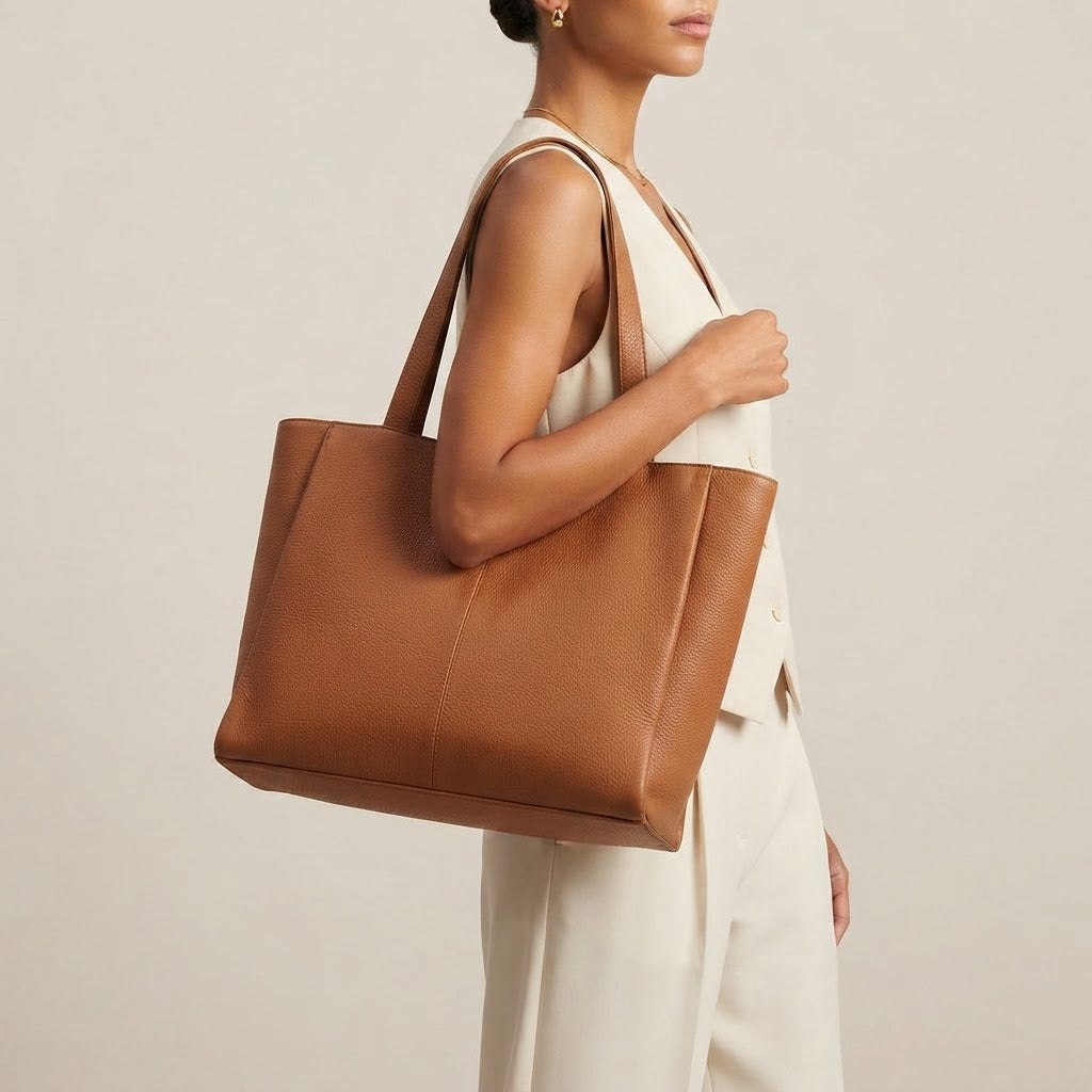Bolso Tote de Hombro Grande de Mujer para Portátil