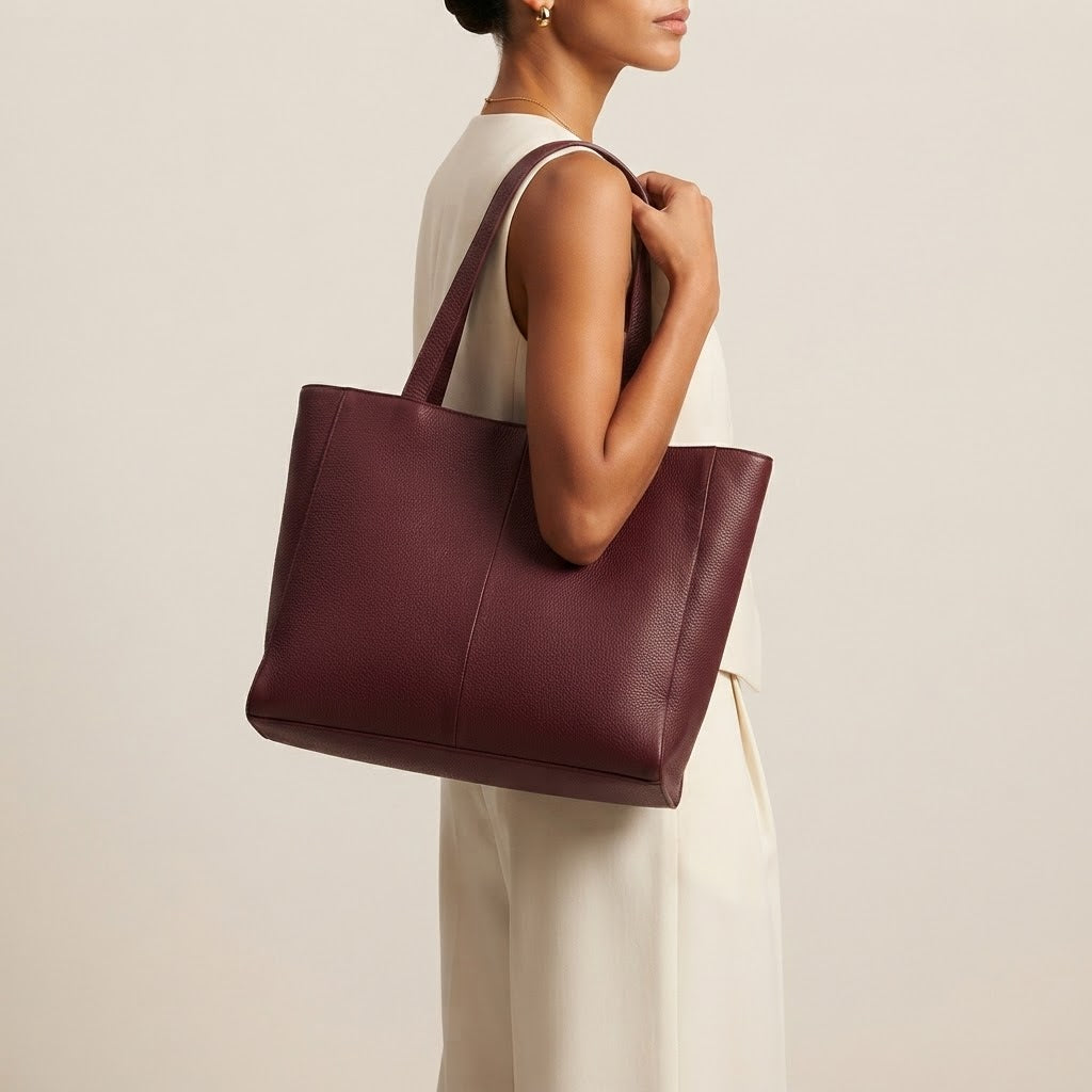 Bolso Tote de Hombro Grande de Mujer para Portátil