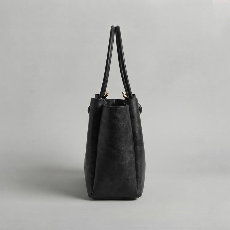 Bolso Tote de Hombro Grande de Mujer Tipo Cubo