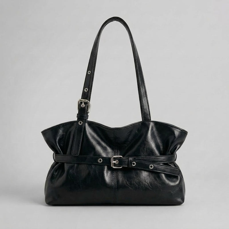 Bolso Tote de Hombro Pequeño de Mujer Encerado