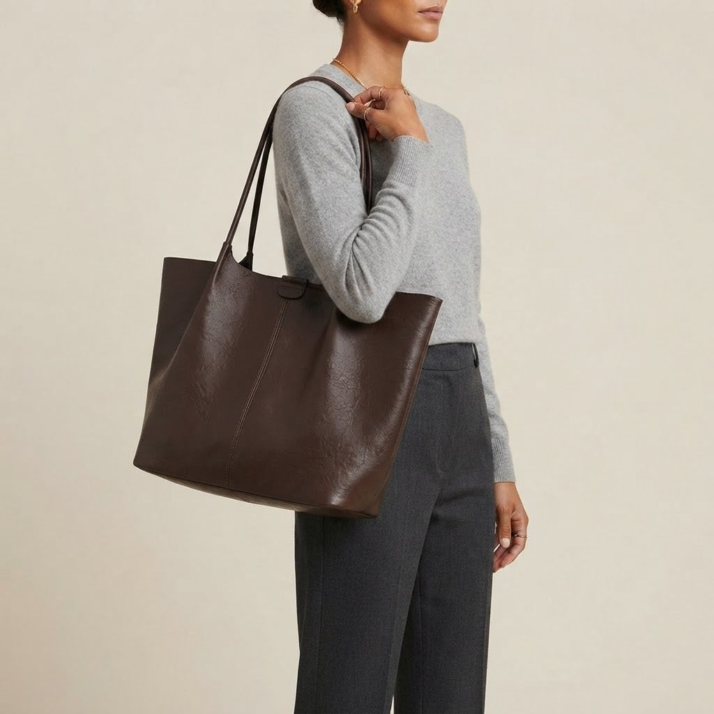Bolso Tote de Hombro Grande de Mujer para Ordenador