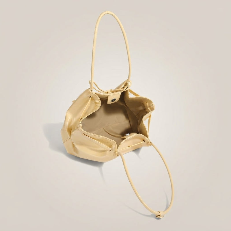 Bolso de Mano Pequeño de Mujer Cesta con Lazo