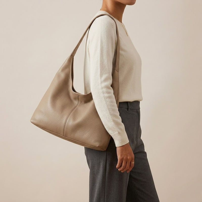 Bolso Tote de Hombro Grande de Mujer Coreano Suave