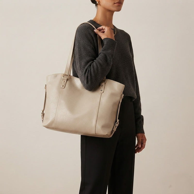 Bolso Tote de Hombro Grande de Mujer Cubo Amplio