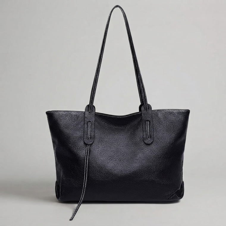 Bolso Tote de Hombro Grande de Mujer de Piel
