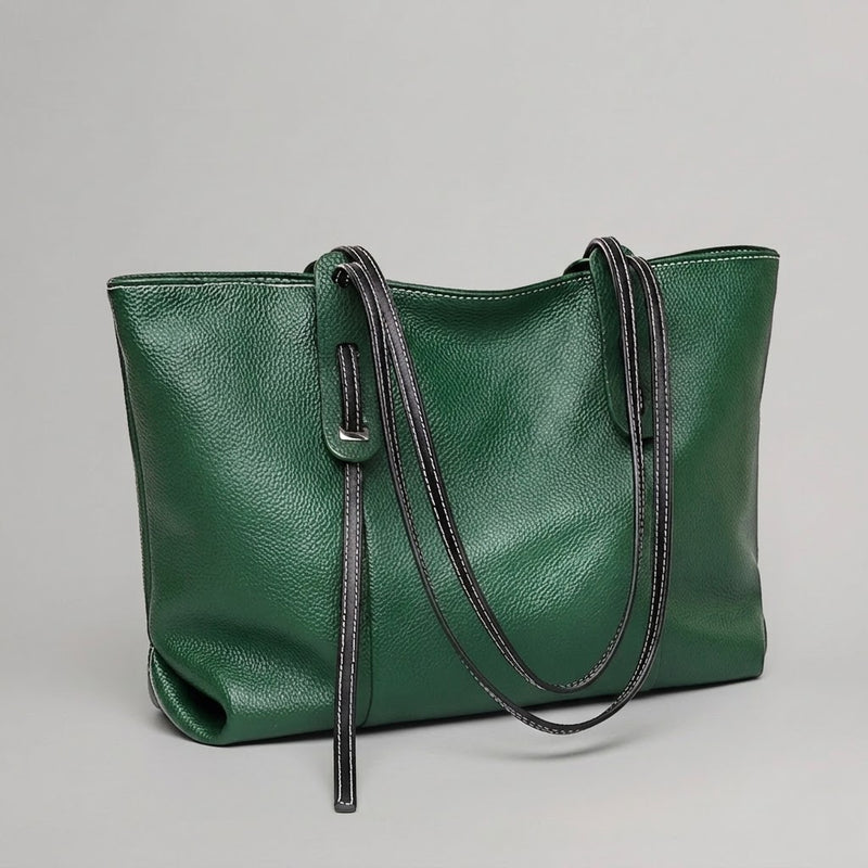 Bolso Tote de Hombro Grande de Mujer de Piel