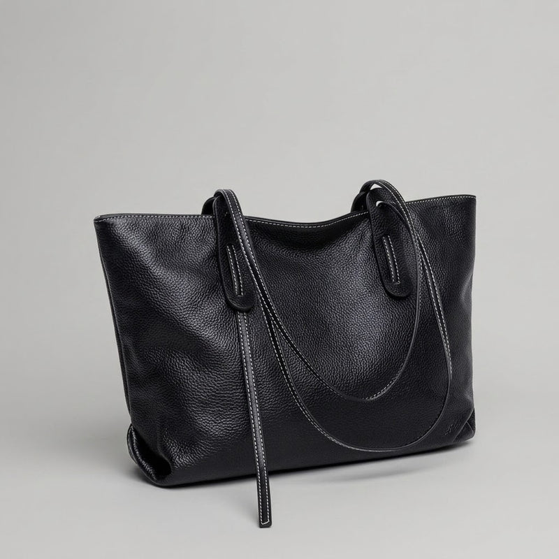 Bolso Tote de Hombro Grande de Mujer de Piel