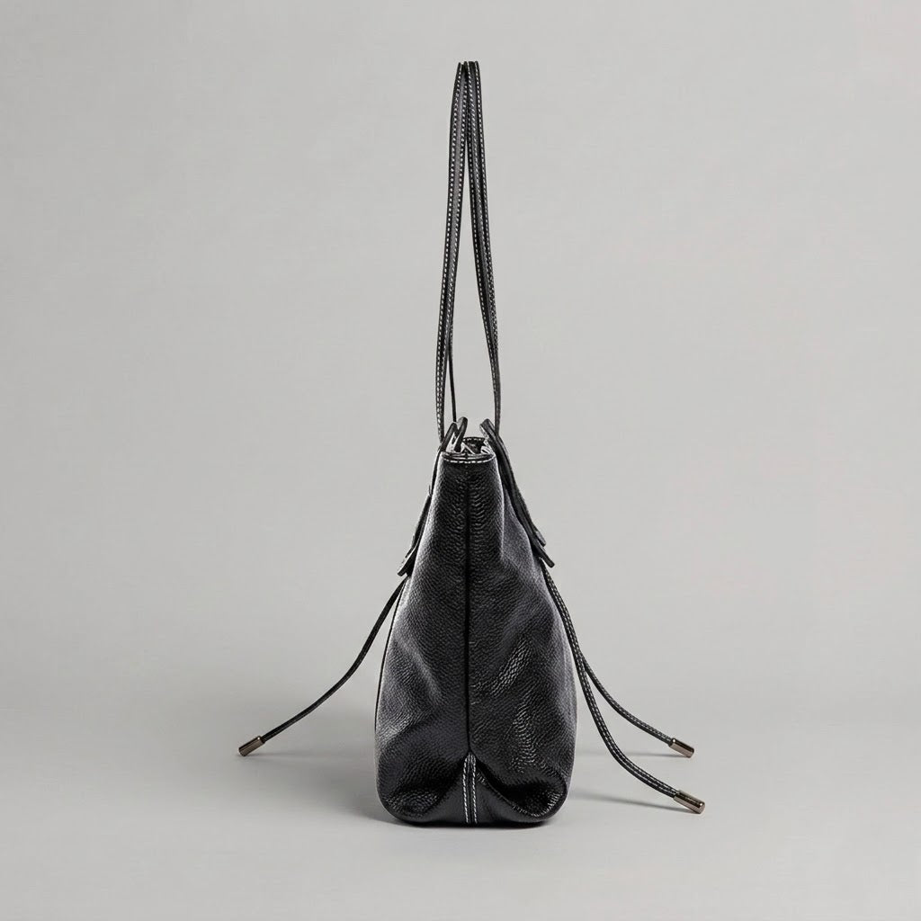 Bolso Tote de Hombro Grande de Mujer de Piel