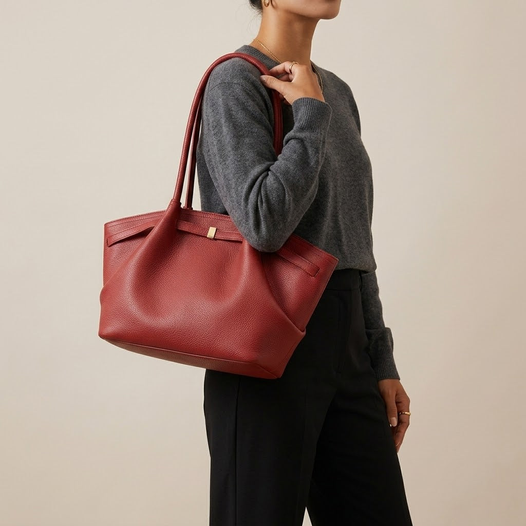 Bolso Tote de Hombro Grande de Mujer Estilo Coreano