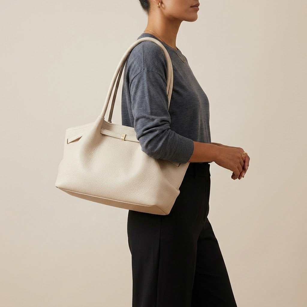 Bolso Tote de Hombro Grande de Mujer Estilo Coreano