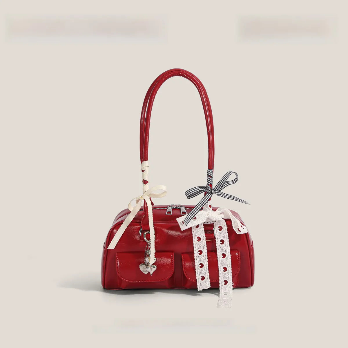 Bolso de Mano Pequeño de Mujer con Pañuelo
