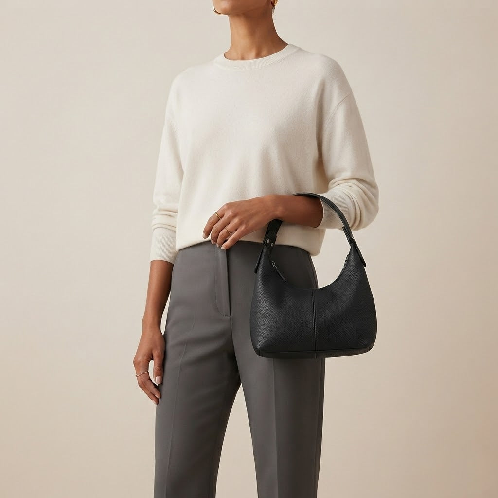 Bolso de Mano Dumpling Pequeño de Mujer