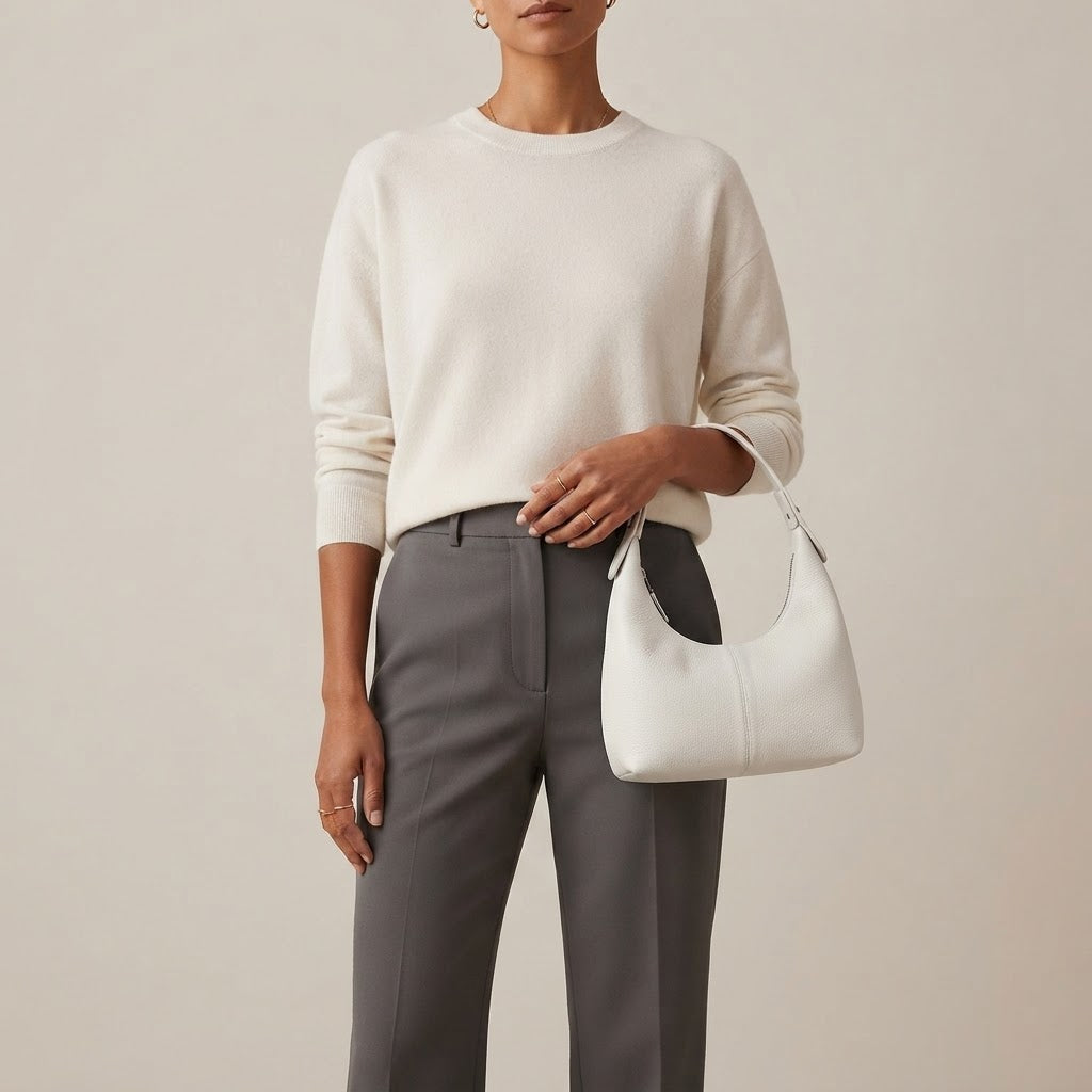 Bolso de Mano Dumpling Pequeño de Mujer