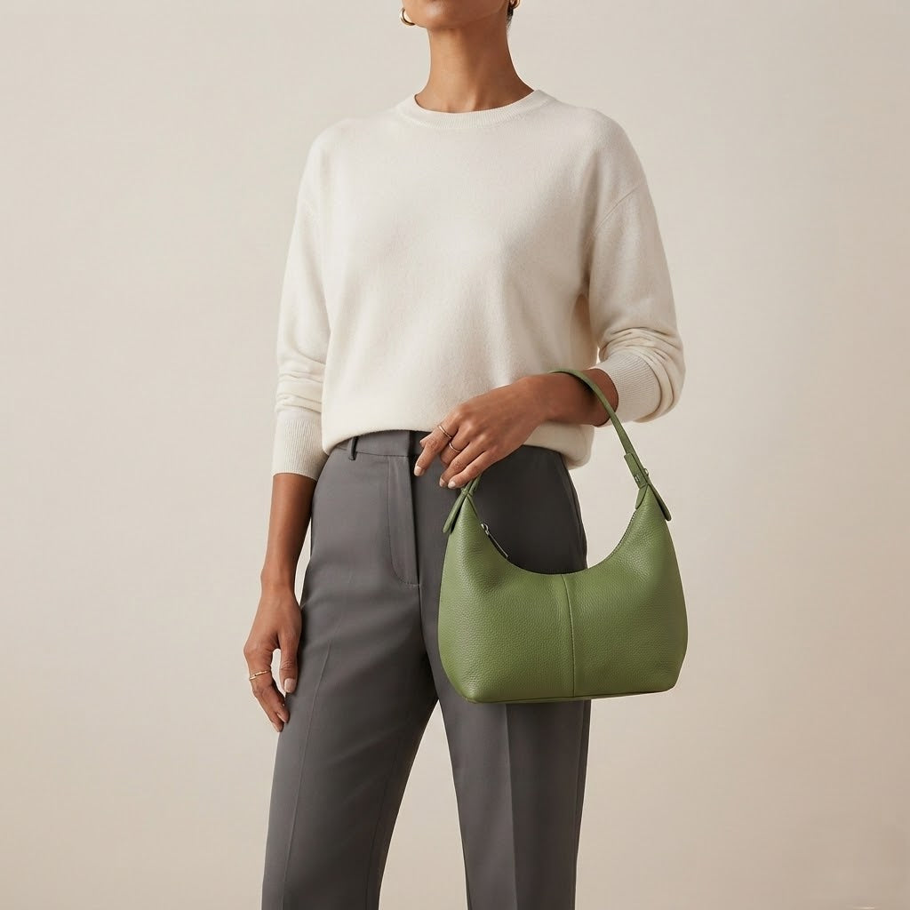Bolso de Mano Dumpling Pequeño de Mujer