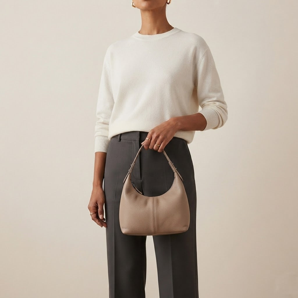 Bolso de Mano Dumpling Pequeño de Mujer
