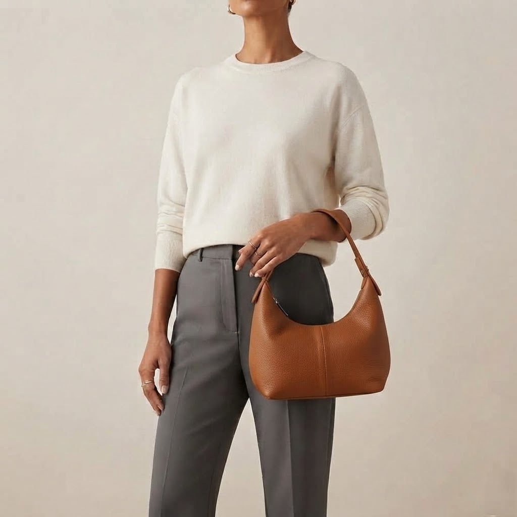 Bolso de Mano Dumpling Pequeño de Mujer
