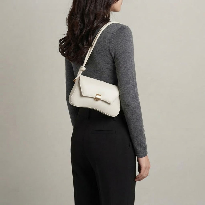 Bolso de Hombro Pequeño de Mujer Texturizado