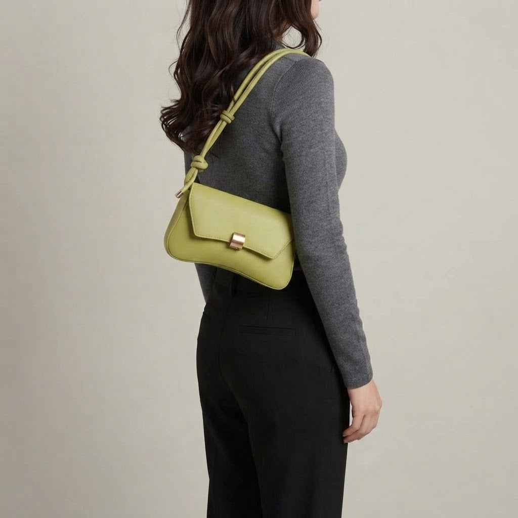 Bolso de Hombro Pequeño de Mujer Texturizado