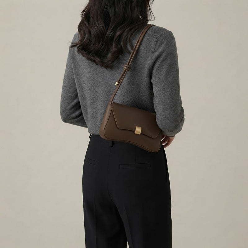 Bolso de Hombro Pequeño de Mujer Texturizado