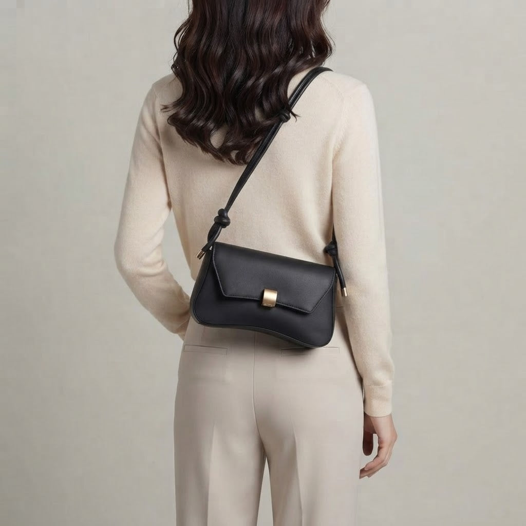 Bolso de Hombro Pequeño de Mujer Texturizado