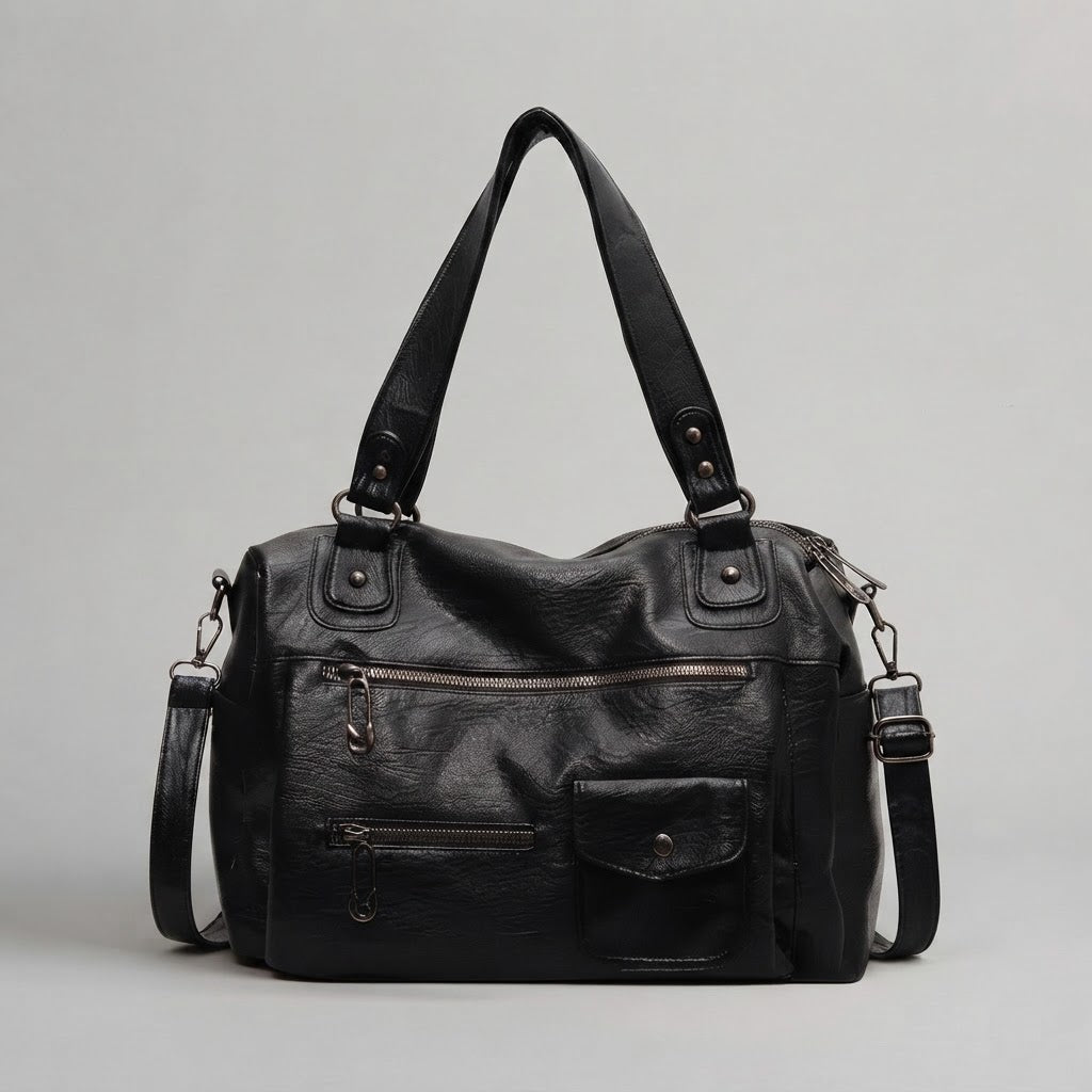 Bolso Tote de Hombro Grande de Mujer Vintage