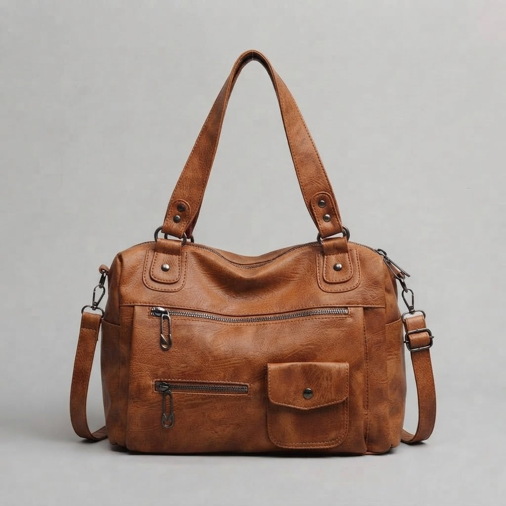 Bolso Tote de Hombro Grande de Mujer Vintage
