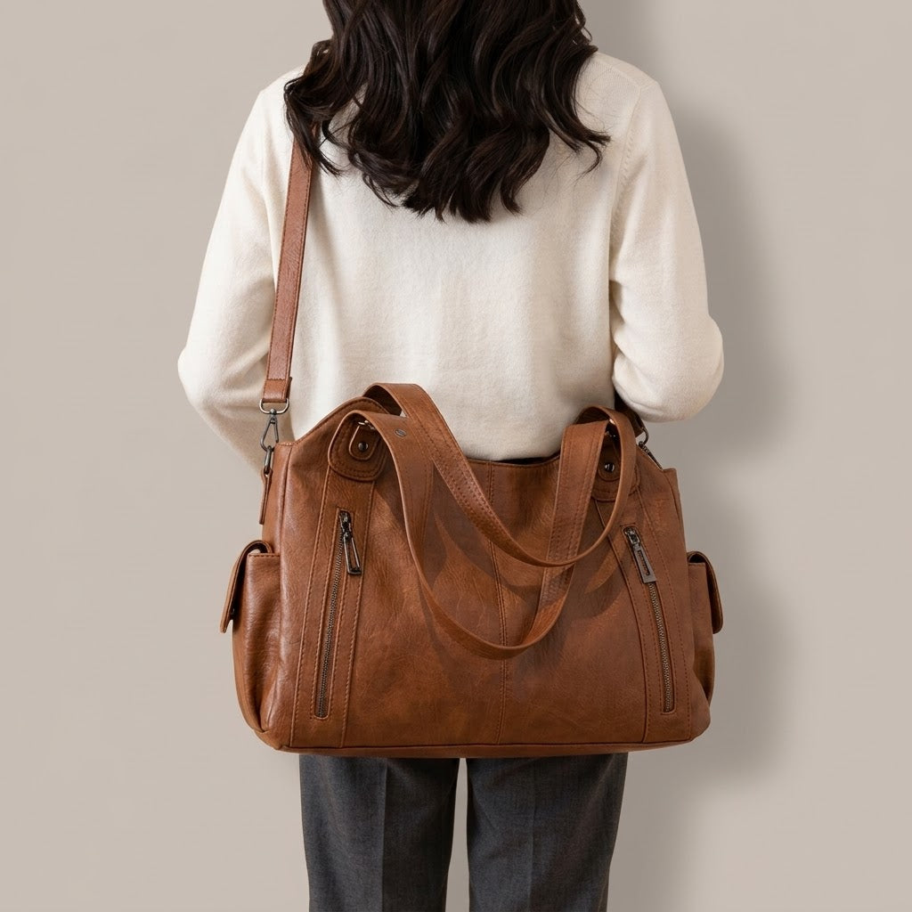 Bolso Tote de Hombro Grande de Mujer Clásico